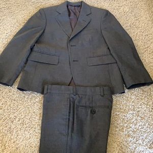 Boys Brookes Brothers 2 pc gray suit